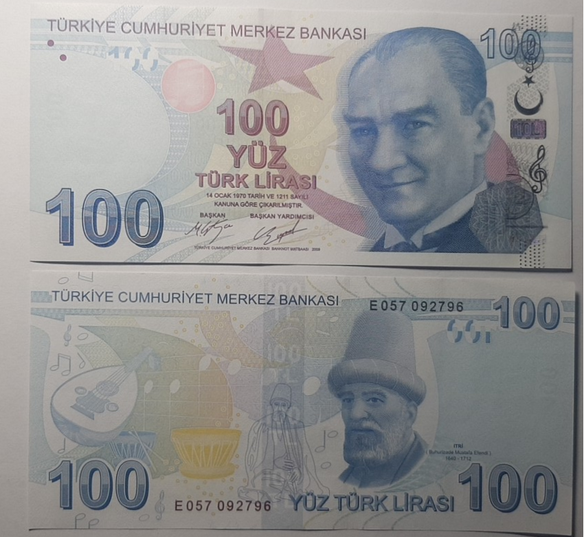 Turkey #226c 100 Türk Lirası